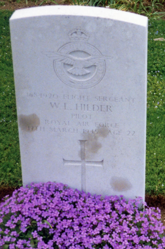 F/Sgt William Leslie Hilder<br/><br /><br />died March 17th, 1945